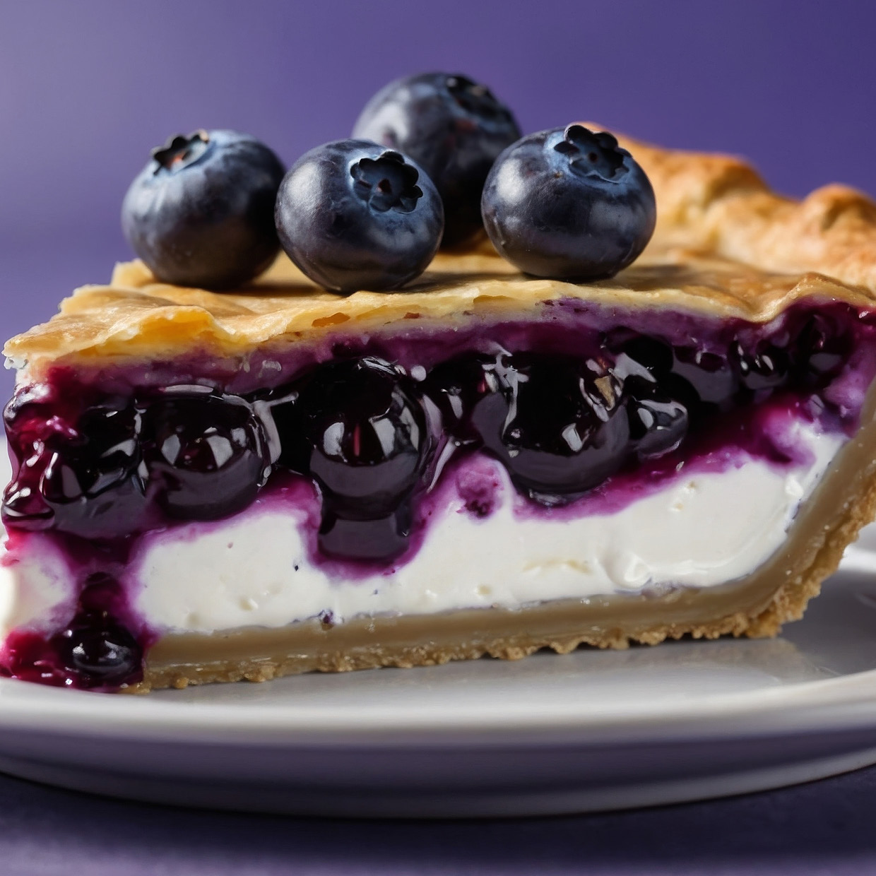 Blueberry Cheesecake Tart
